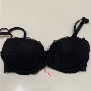 PINK Black Lace Bra